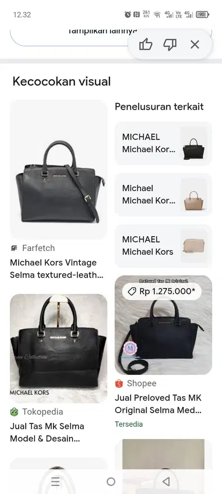 TAS CEWEK MICHAEL KORS