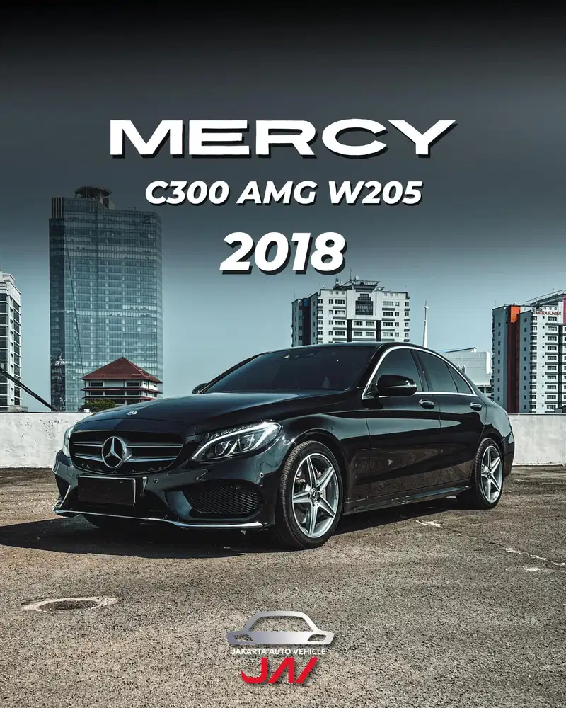 MERCEDES BENZ C300 AMG (W205) 2018 / LIKE NEW / MINT CONDITION