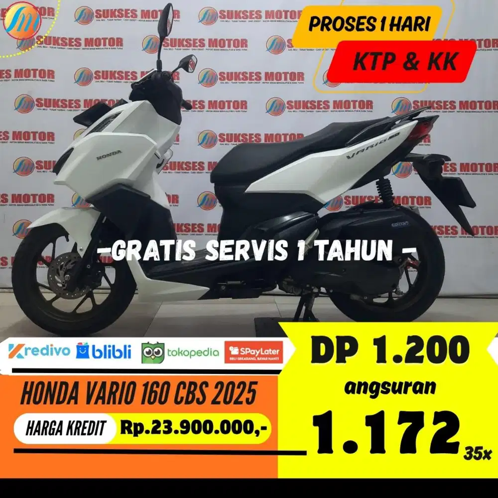 HONDA VARIO 160 CBS 2025 KREDIT MURAH ANGSURAN TERJANGKAU BERGARANSI