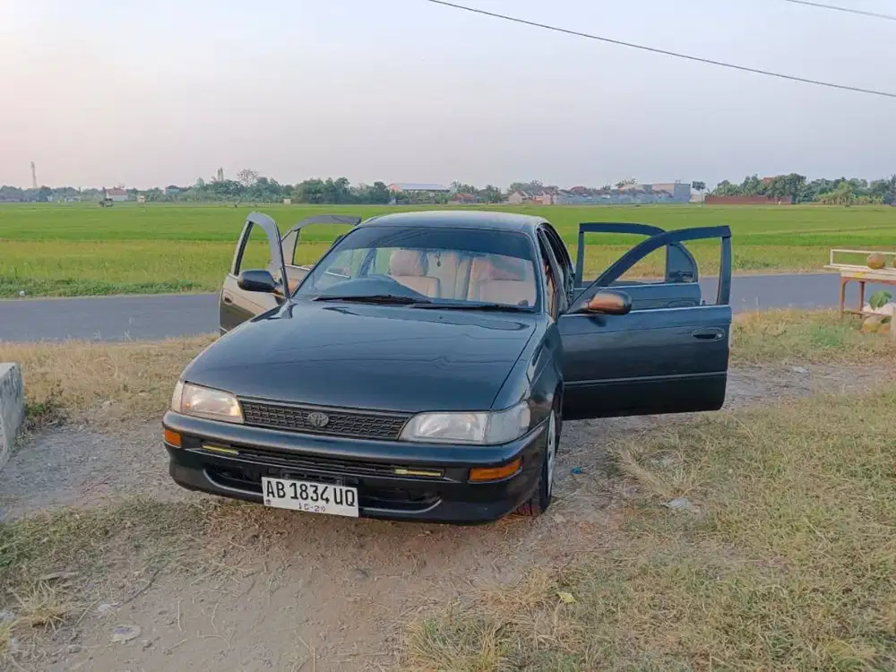 TOYOTA GREAT COROLLA 1995 MT greco grit corola manual KM asli no puter