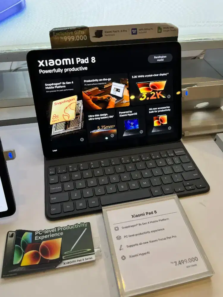 XIAOMI PAD 8 8/256 PROMO TABLET TERMURAH DIJOGJA FREE KEYBOARD