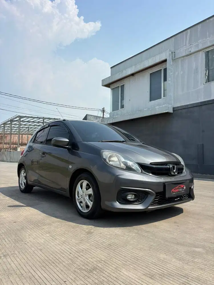 Honda Brio 1.2 CVT 2017 Automatic ( Abu Abu Metalik )