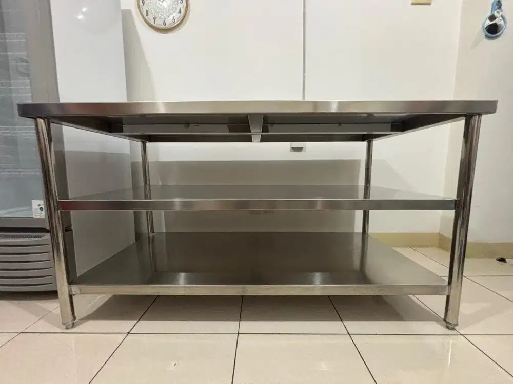 meja dapur / meja baking stainless steel