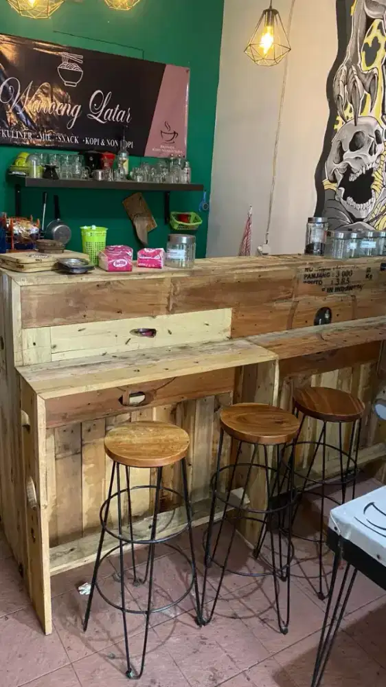 Meja bar & cafe unik & estetik