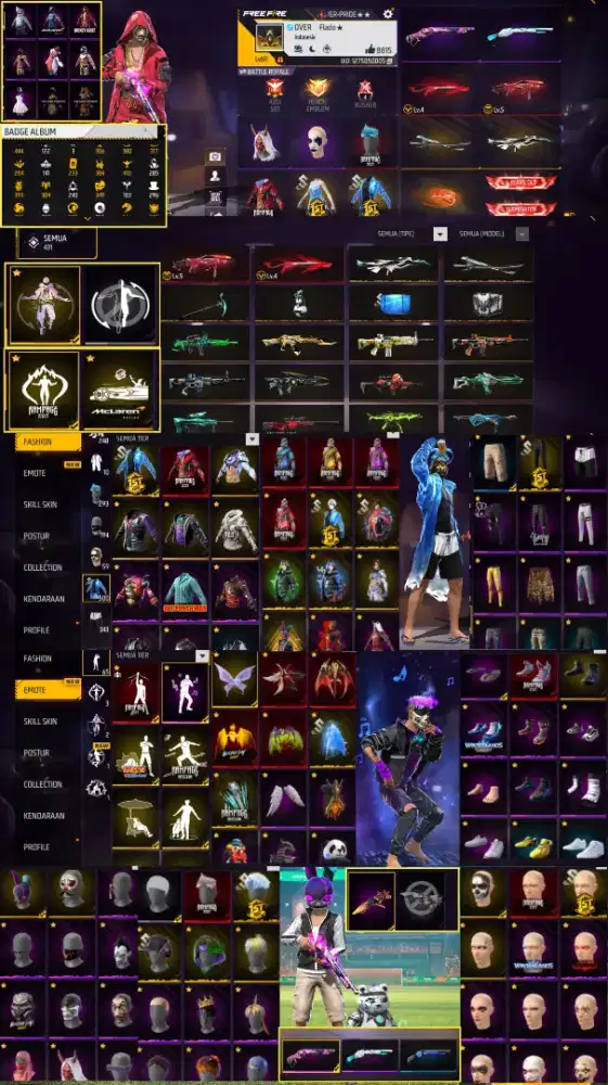JUAL AKUN FREE FIRE/FF
