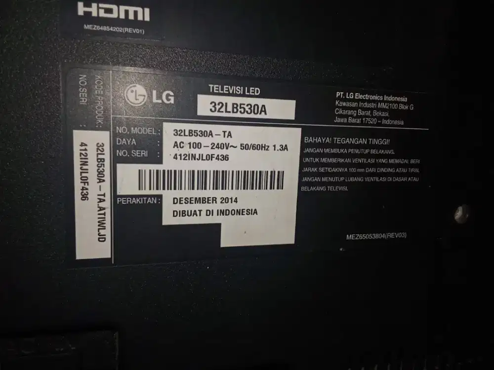 Jual TV 32 inch Analog