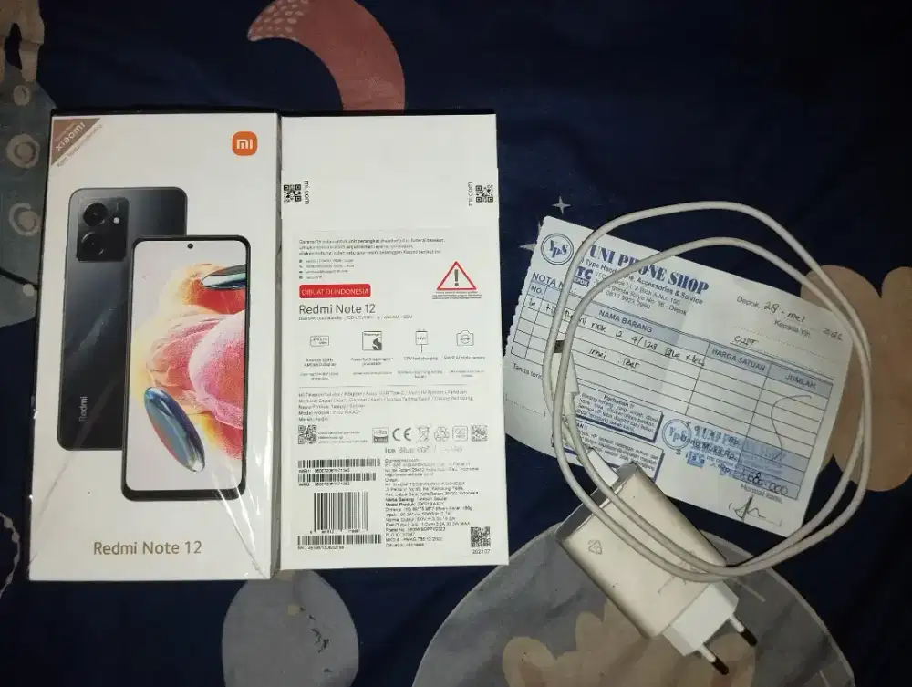 redmi note 12 fullset masih fresh 100%