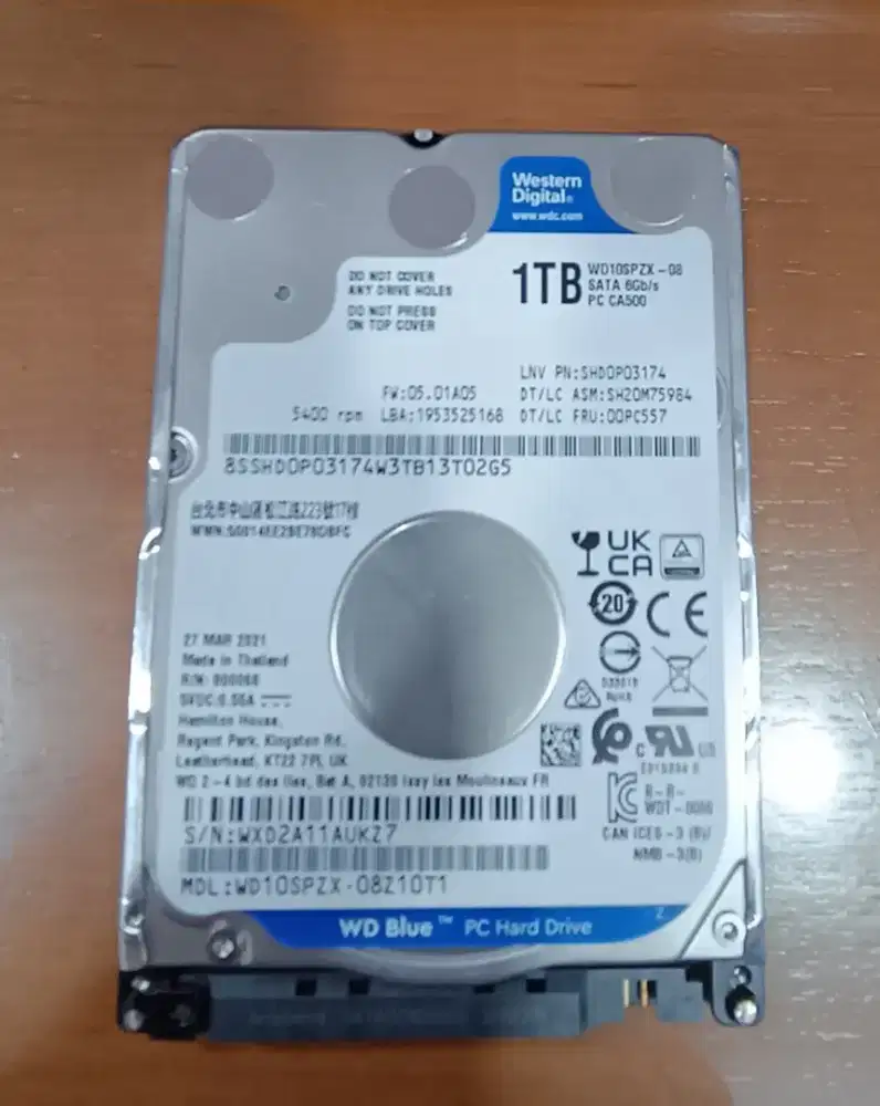Hardisk Western Digital 1TB