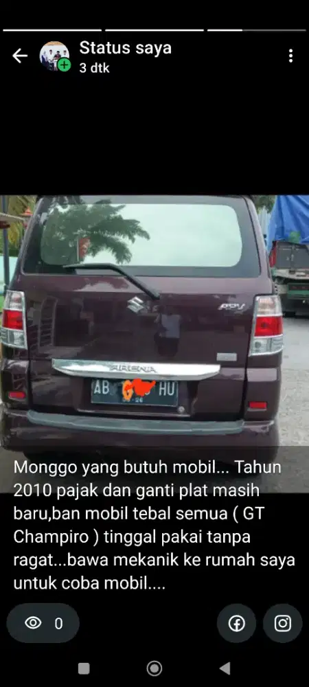 APV SGX 2010 tinggal  pakai