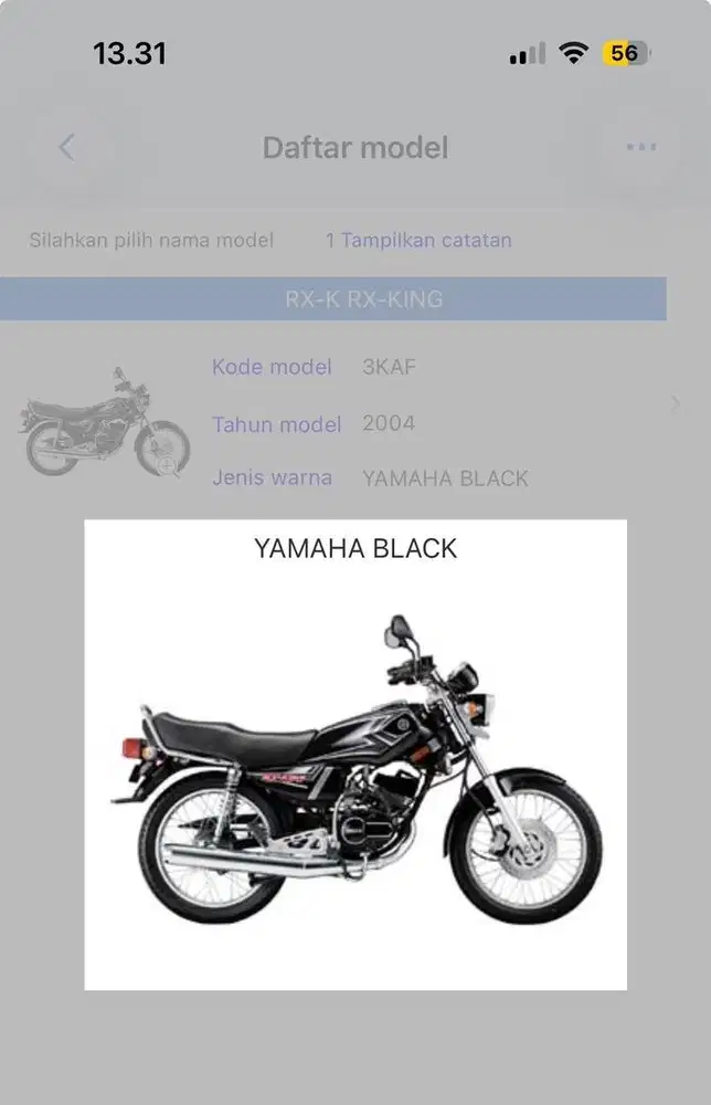 Yamaha rx king tahun 2004