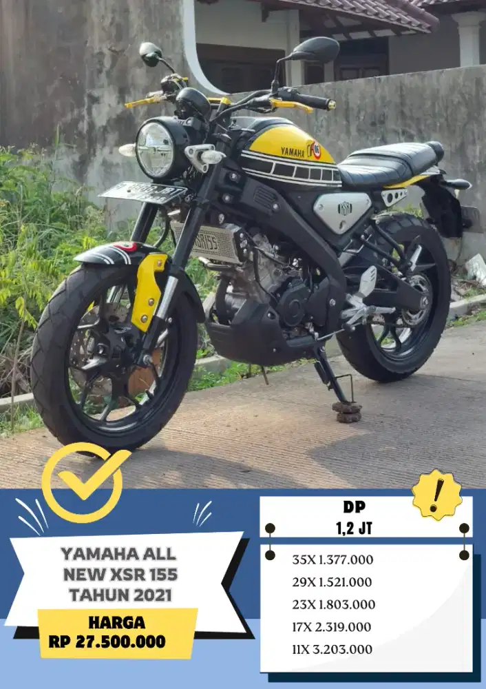 KM 6RB!! Yamaha All New XSR 155 Tahun 2021 GRESS