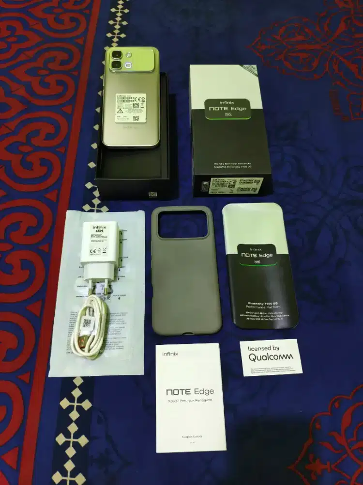 Infinix Note Edge 5G+ NFC RAM 8+8/256GB Garansi Aktif 24-04-2027