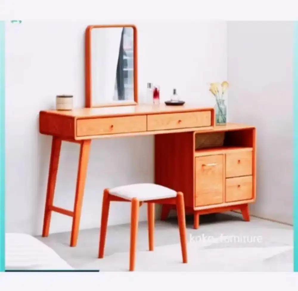 Meja Rias Kayu Jati
