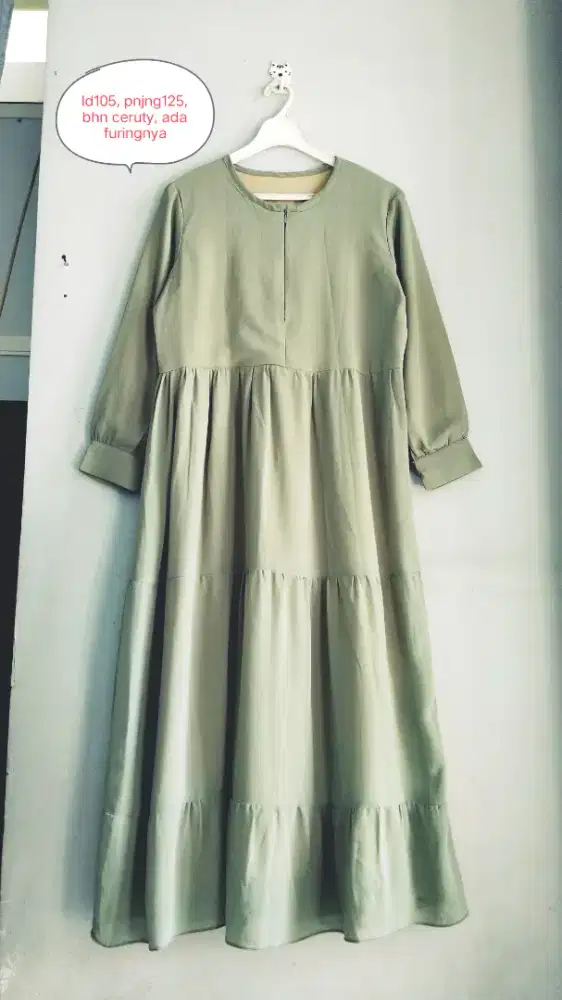 prelived gamis ceruty