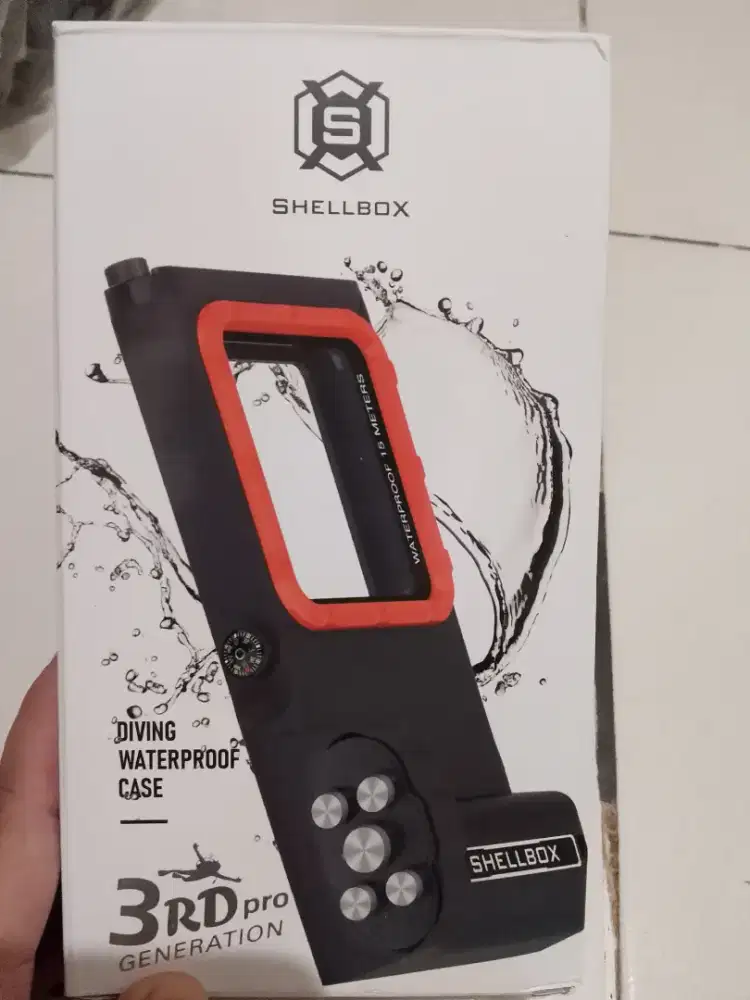 Shellbox diving Gen 3 bluetooth hitam orange