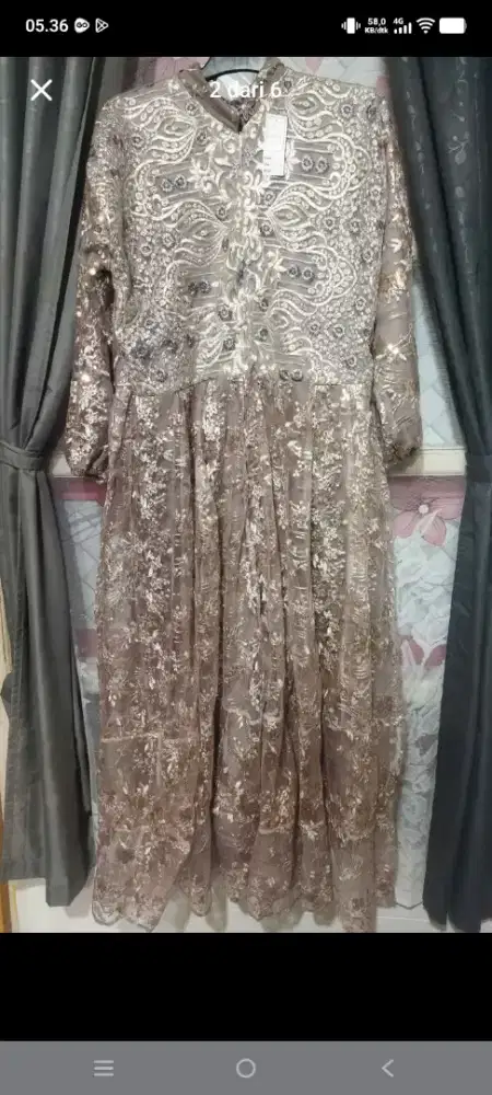 Gamis brukat mewah
