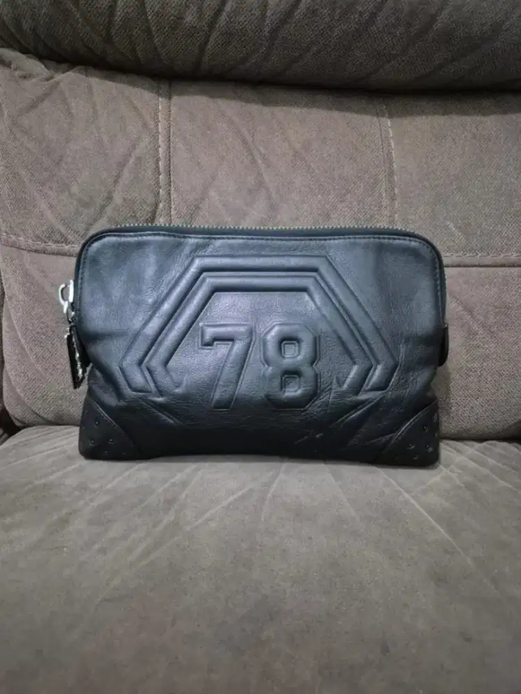 Clutch / pouch Philipp plein autentik..like new..made in switzerland