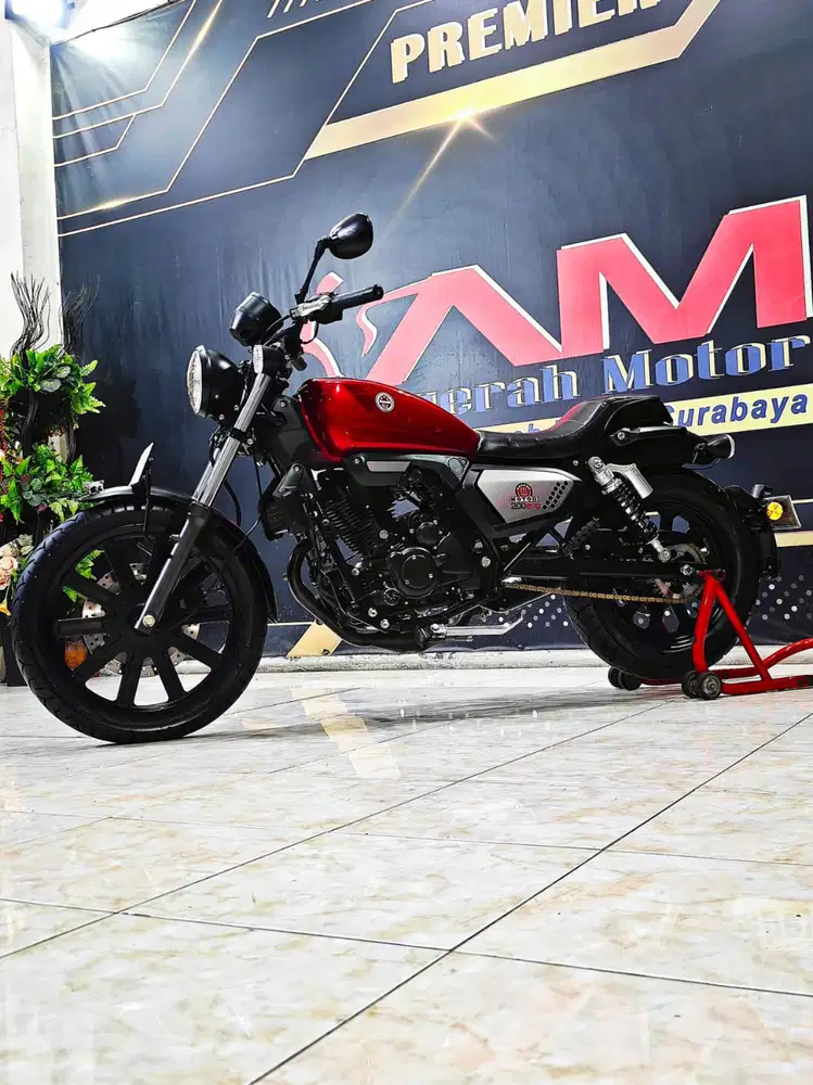 Benelli Motobi EVO 200 TH 2019 odo 9rb surat lengkap