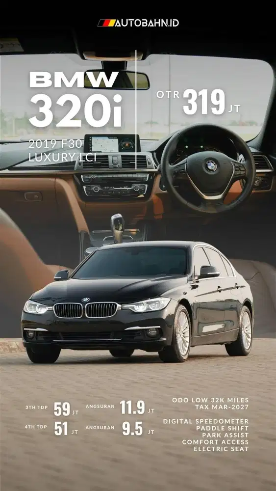 BMW 320i Luxury 2019 (F30)