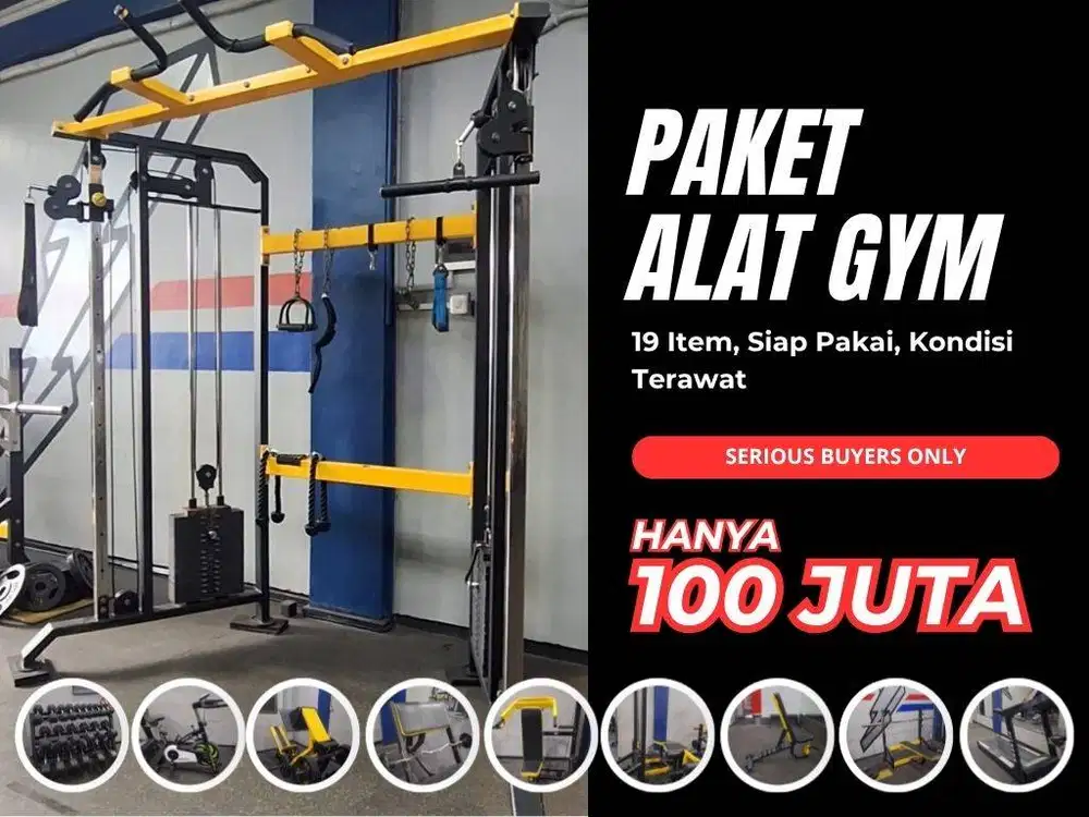 DIJUAL CEPAT 1SET ALAT GYM