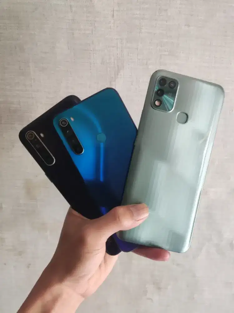 REDMI NOTE 8 , INFINIX HOT 11 PLAY , REALME 5