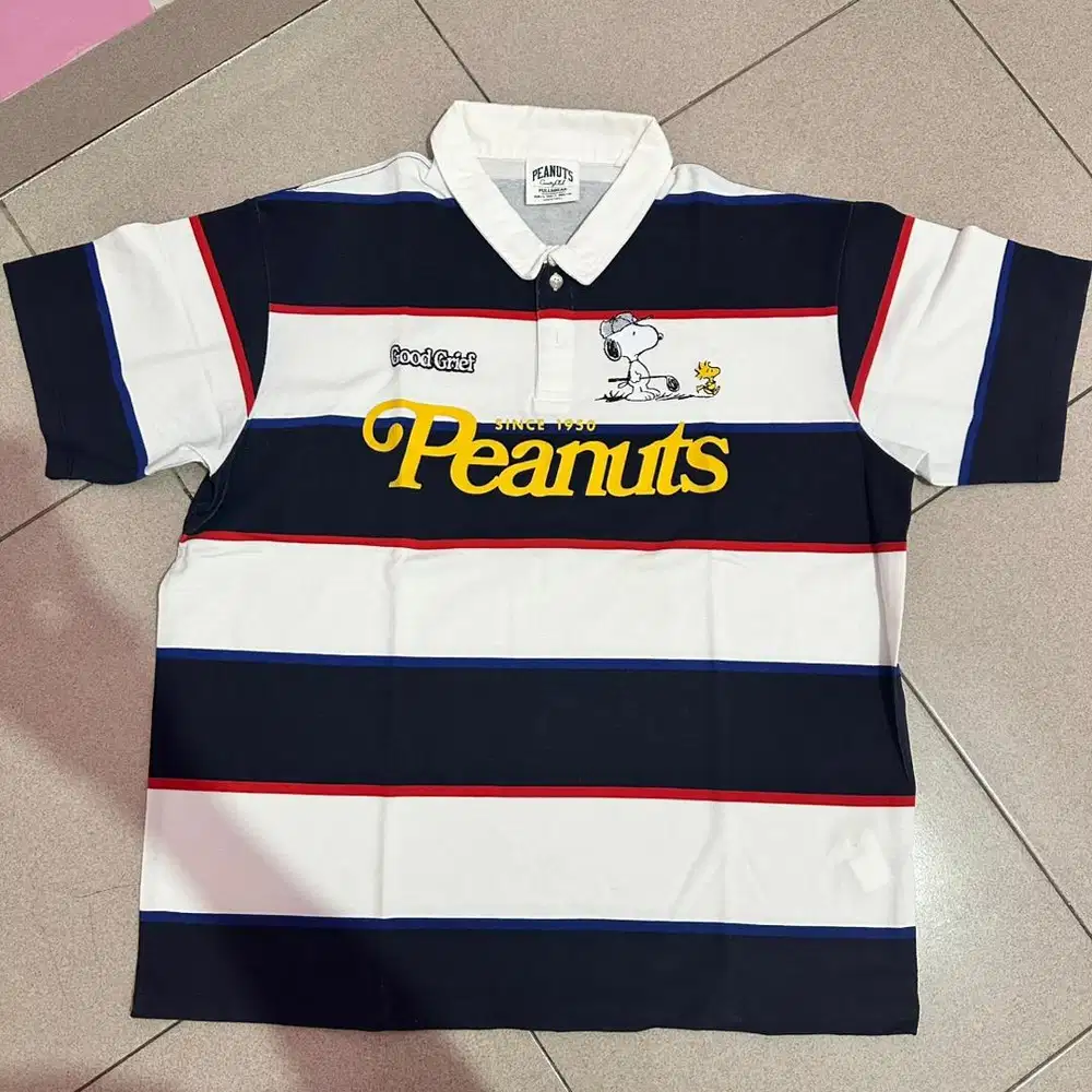 Pull&Bear Polo Shirt Peanuts Snoopy Official