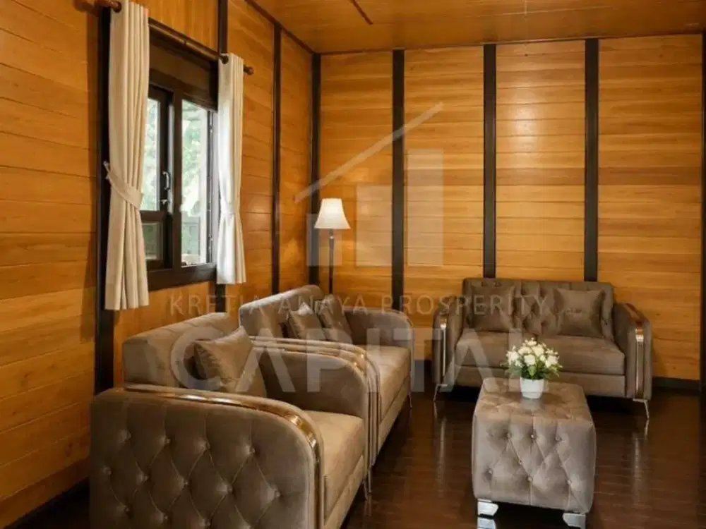 RUMAH VILLA KAYU WOODEN CABIN FULLY FURNISHED DI DAGO GIRI COCOK UNTUK TEMPAT HUNIAN ATAUPUN INVESTASI