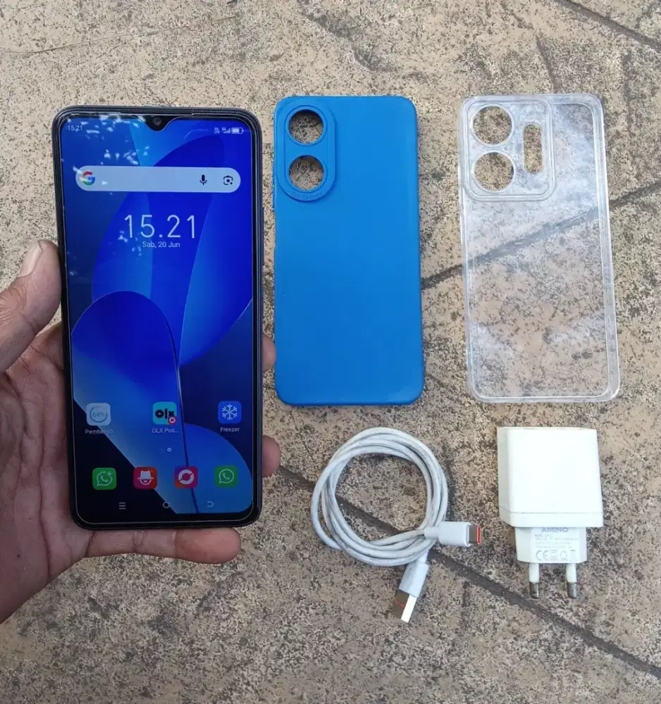 Itel P55 5G (RAM 6GB+6GB, ROM 128 GB, OS.13, Baterai 5000mAh) Normal