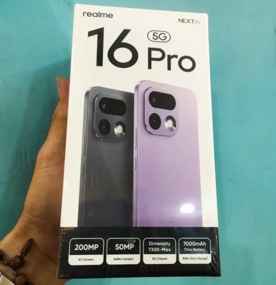 Realme 16 Pro 12GB+256GB Grey BNIB Garansi Resmi Indonesia