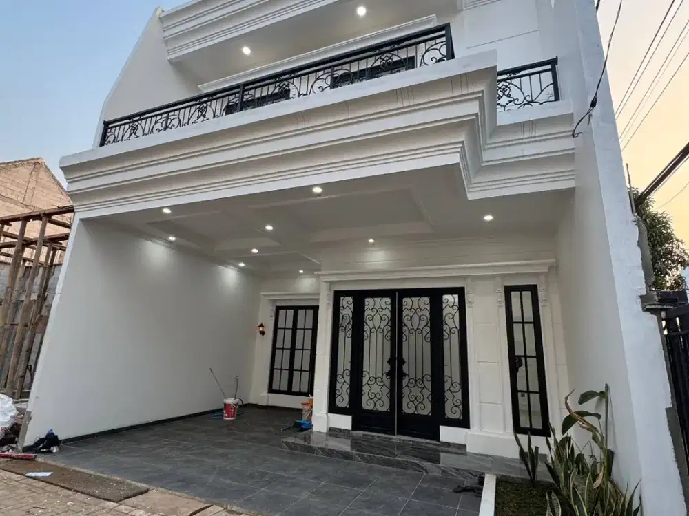 Jual rumah mewah anti macet dekat pintu tol pancoran mas depok