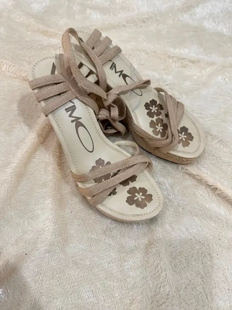 Strappy Wedges Sandal merk Wimo