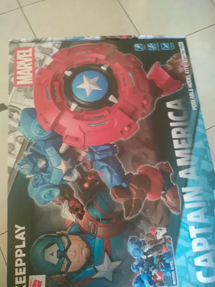 Figure robotarvel captain Amerika robot model kit