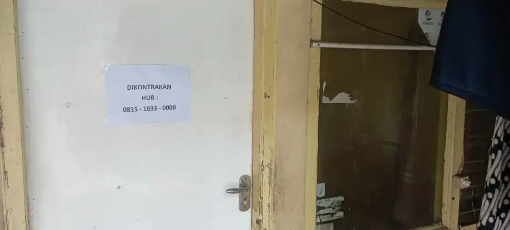 Dikontrakan Rumah Petak di daerah Dukuh, Kramat Jati