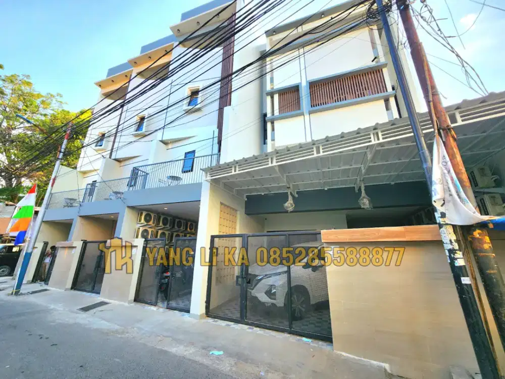 Jual Cepat Kost Exclusive 4 Lantai Total 38 Kamar Bangunan Baru Fully Furnished di Tomang Jakarta Barat