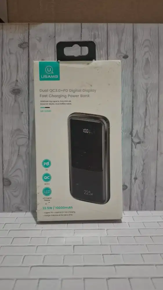 Powerbank Usams 10.000mah 22.5w