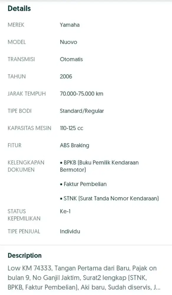 Jual Motor Dengan Kondisi Mulus Tanpa Cacat #Letsgo