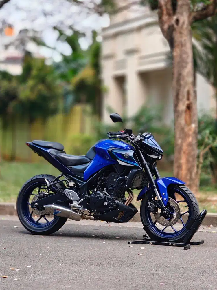 YAMAHA NEW MT25 BIRU 2022 KM LOW PAJAK ON RASA BARU