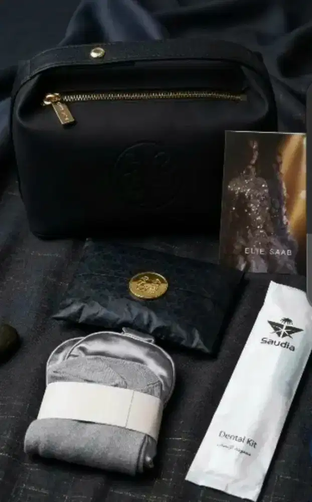 Pouch lengkap dengan isi dari sau** airlines