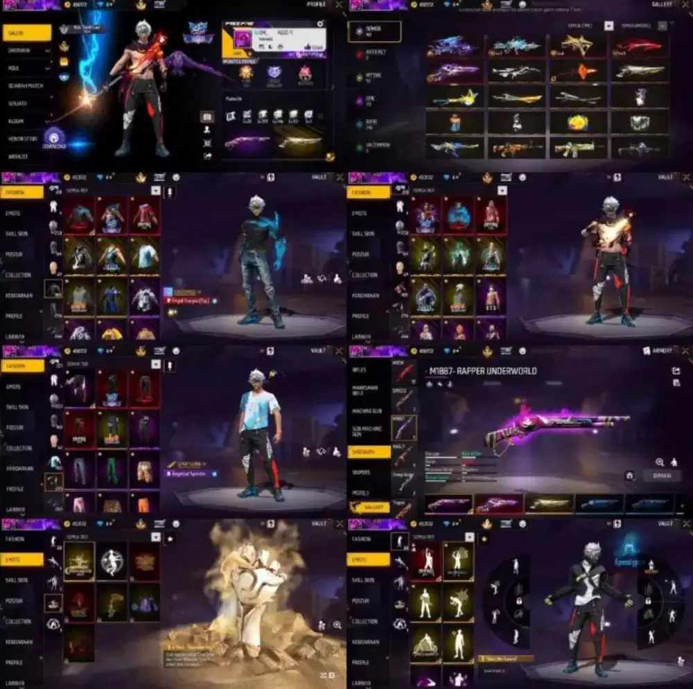 Ready jual akun epep free fire murah Aman dan Tepercaya