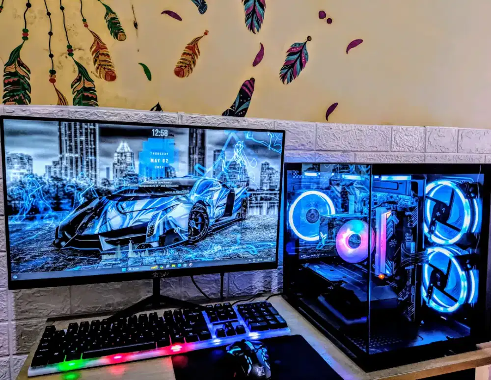 Pc ryzen 5 5500 ram 16gb vga RX 580 8gb gaming editing render