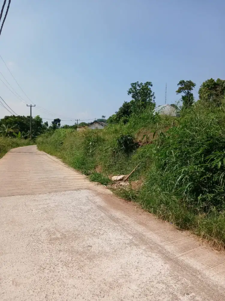 Dijual Tanah murah luas 3000m² pinggir jl desa cidokom rumpin kb bogor