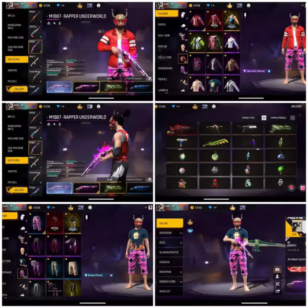 Ready jual akun epep free fire murah Aman dan Tepercaya