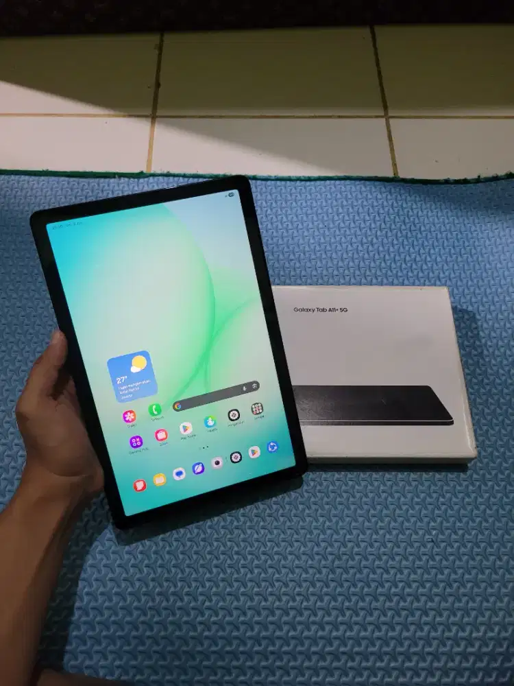 Jual BU Murah RAM 6/128 GB SAMSUNG TAB A11 PLUS 5G MULUS FULLSET