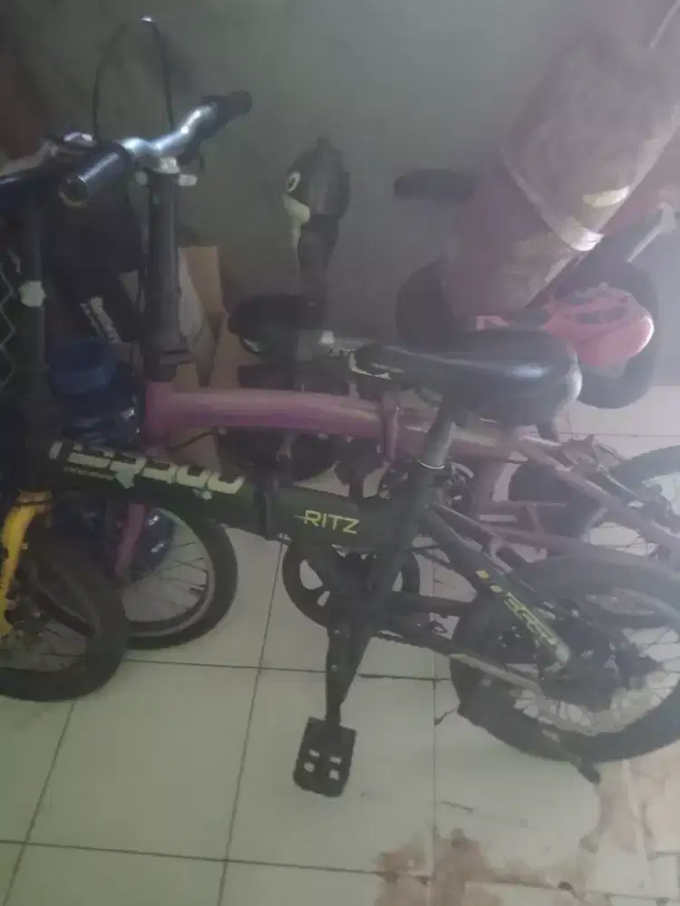 Sepeda anak lipat 2 buah