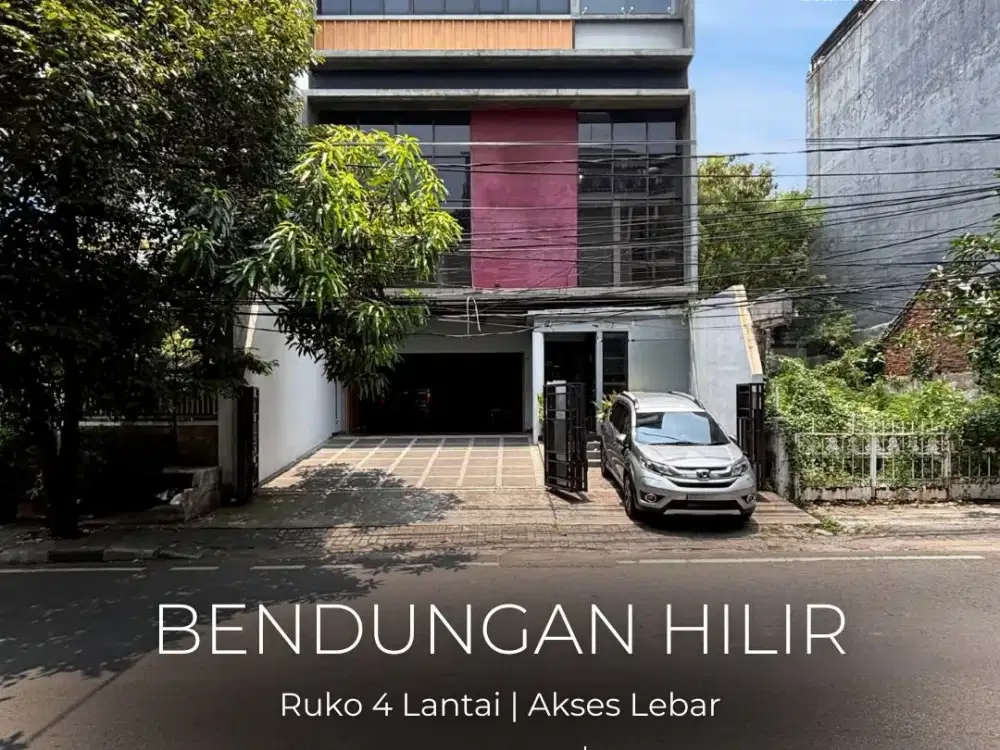 TERMURAH !! FOR SALE | BENDUNGAN HILIR RUKO 4 LANTAI, AKSES JLN LEBAR, COCOK UTK BISNIS KANTOR DAN CAFFE, LOKASI STRATEGIS, NEGO !!