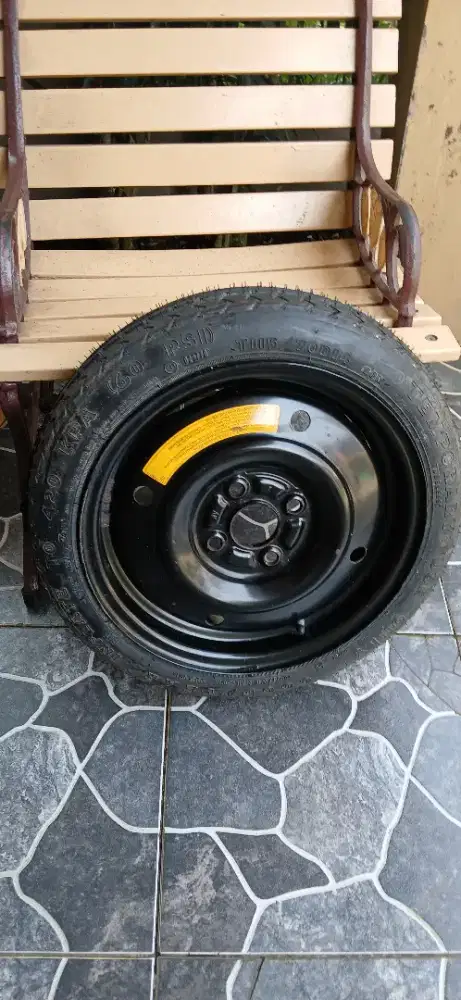 Velg & Ban serep/temporary daihatsu sirion