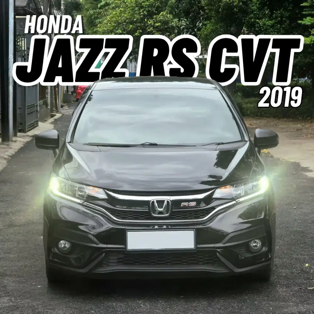 Honda Jazz RS CVT 2019 Good Condition Warna Hitam Kondisi Sangat PRIMA