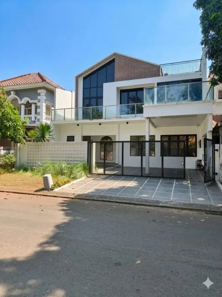 DIJUAL RUMAH MODERN MEWAH SEMI FURNISHED DI LEGENDA WISATA CIBUBUR