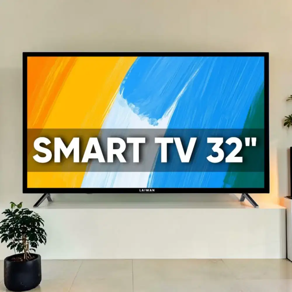 Smart TV Laiwan 32 inci terbaru - BARU segel siap antar