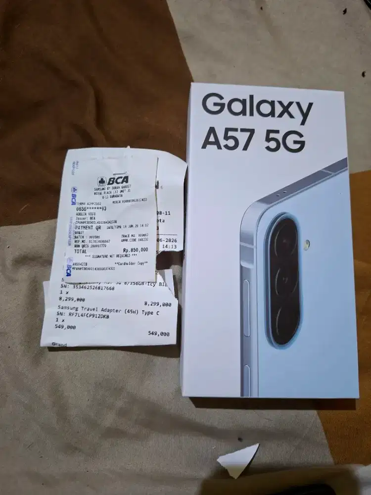 Dijual hp baru buka segel samsung a57 5g 256gb
